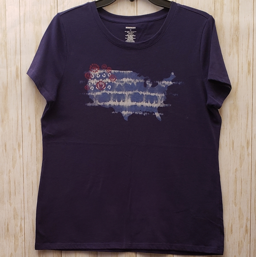 Five Star USA Graphic T-shirt,Sz M